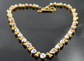 Moonstone  Necklace with Yellow Gold