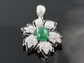 Pendant Agate with Cubic CZ