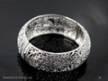 Silver bangle Thai design