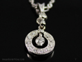 Diamond Necklace with White Gold 18K