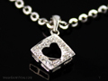 Diamond Necklace with White Gold 18K
