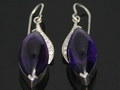 Amethyst & Topaz Earrings with 925 Silver