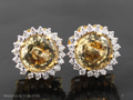 Diamond Earring with White Gold 18K