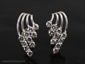 Diamond Earring with White Gold 18K
