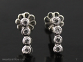 Diamond Earring with White Gold 18K