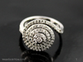 Diamond Ring with White Gold 18K [ size 6.5]