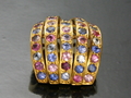 Sapphire Pendant with 18K Yellow Gold