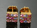 Sapphire Earrings with 18K Yellow Gold