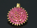 Ruby Pendant with 18K Yellow Gold