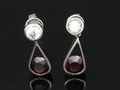 Garnet and Topaz with 925 Silver