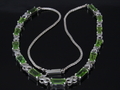 Peridot Necklace with 925 Silver