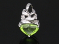 Peridot Pendent with 925 Silver
